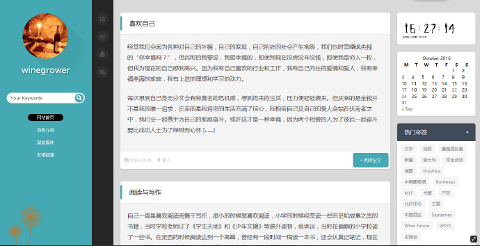 个人网站截图1