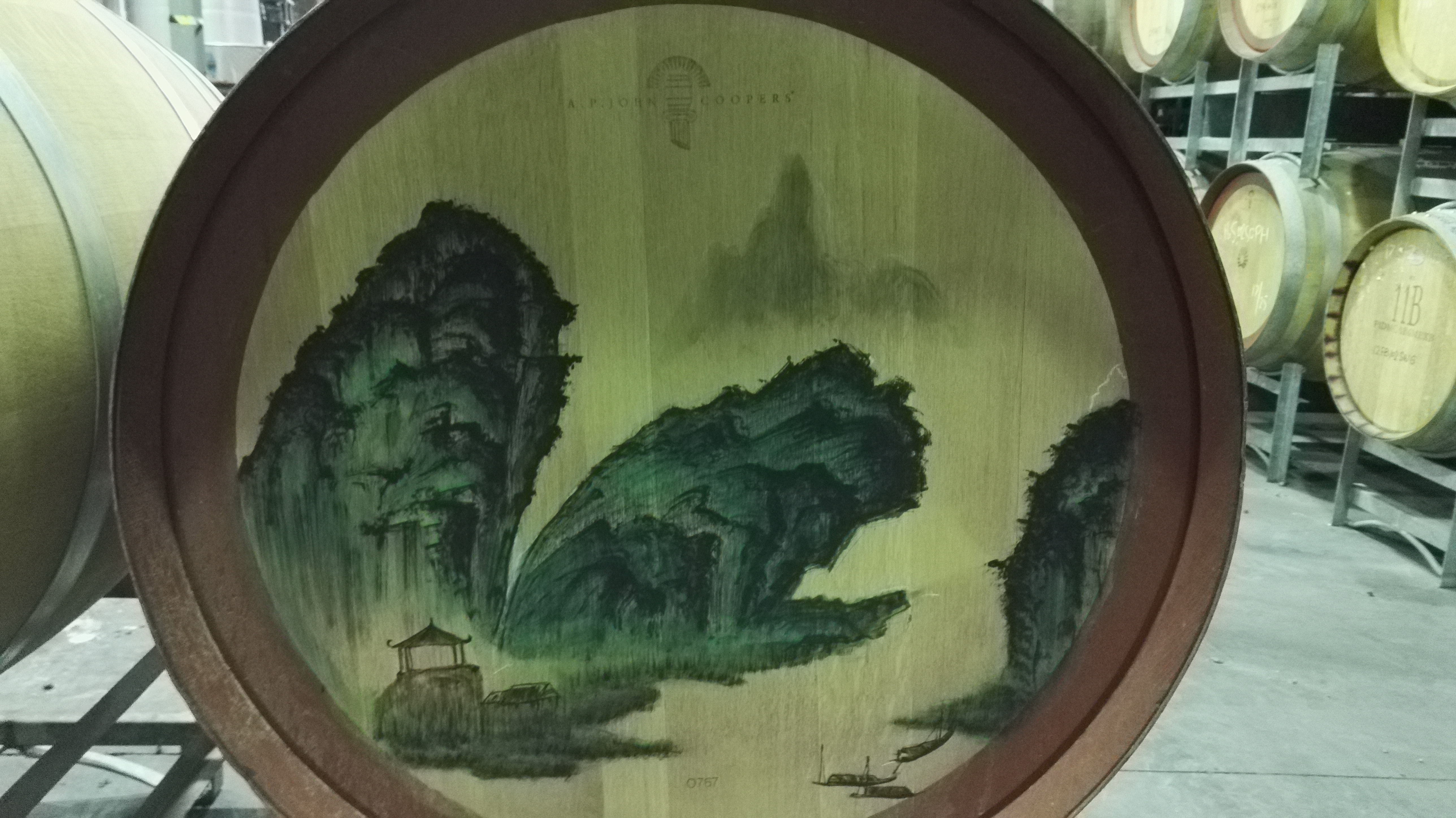 橡木桶画作2